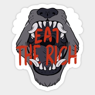 Eat The Rich Sticker